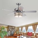 52" Darby 5 Blade Ceiling Fan with Remote, Light Kit Included