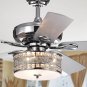 52" Darby 5 Blade Ceiling Fan with Remote, Light Kit Included