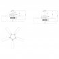 52" Darby 5 Blade Ceiling Fan with Remote, Light Kit Included