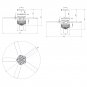 52" Colmont 5 Blade Ceiling Fan with Remote
