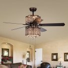 52" Adne 5 Blade Ceiling Fan