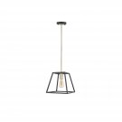 OVE Decors Agnes I Black Finish LED Integrated Pendant
