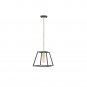 OVE Decors Agnes I Black Finish LED Integrated Pendant