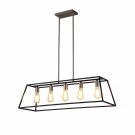OVE Decors Agnes II Black Finish LED Integrated Pendant