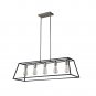 OVE Decors Agnes II Black Finish LED Integrated Pendant