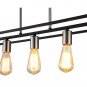 OVE Decors Agnes II Black Finish LED Integrated Pendant
