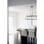 OVE Decors Agnes II Black Finish LED Integrated Pendant