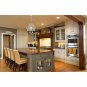 Harrison Lane Wrought-Iron and Crystal White Chandelier