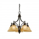 Bristol by Design House Chandelier - Oil Rubbed Bronze