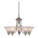 Hardware House Bristol 5-Light Chandelier - Brushed Nickel