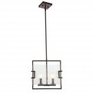 OVE Decors Anares II Black Finish LED Integrated Pendant