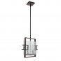 OVE Decors Anares II Black Finish LED Integrated Pendant