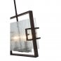 OVE Decors Anares II Black Finish LED Integrated Pendant