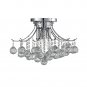 OVE Decors Warsaw Chrome Finish LED Integrated Chandelier