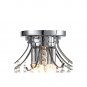 OVE Decors Warsaw Chrome Finish LED Integrated Chandelier