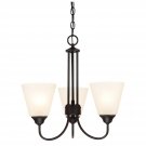 Hardware House Galveston 3-Light Chandelier - Black