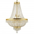 Harrison Lane Empire Crystal 9-Light Chandelier (Gold)