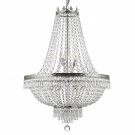 Harrison Lane Empire Crystal 9-Light Chandelier (Silver)