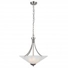 Design House 2-Light Pendant Torino Collection - Satin Nickel