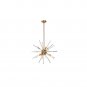 OVE Decors Harbin Bronze Finish LED Integrated Chandelier