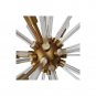 OVE Decors Harbin Bronze Finish LED Integrated Chandelier