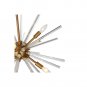 OVE Decors Harbin Bronze Finish LED Integrated Chandelier
