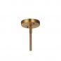 OVE Decors Harbin Bronze Finish LED Integrated Chandelier