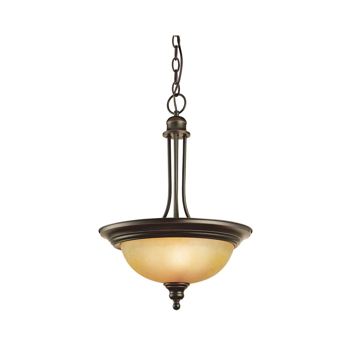 Bristol by Design House Light Pendant - Oil Rubbed Bronze