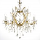 Harrison Lane Maria Theresa 2 Tier Crystal Chandelier Gold