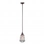 Ajax 1-Light Textured Indoor Mini Pendant - Coffee Bronze