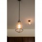 Ajax 1-Light Textured Indoor Mini Pendant - Coffee Bronze