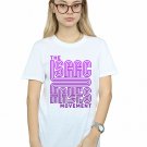 Isaac Hayes Women's The Movement Purple Boyfriend Fit T-Shirt