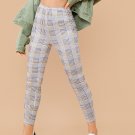 Plaid Skinny Crop Pants