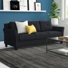 Ibiza Microfiber 80.3" Flared Arm Sofa