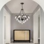 Aren 5 - Light Candle Style Classic/Traditional Chandelier with Crystal Accents