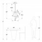 Aren 5 - Light Candle Style Tiered Chandelier