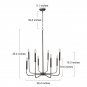 Roush 8-Light Candle Style Classic Chandelier