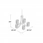 Demby 5-Light Shaded Chandelier Classic / Traditional Chandelier
