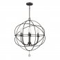 Gregoire 6 - Light Unique/Statement Globe Chandelier