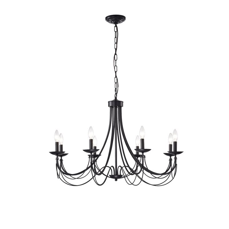 Rikard 8 - Light Candle Style Classic / Traditional Chandelier