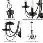 Ohanesian 5-Light Candle Style Classic / Traditional Chandelier