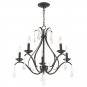Aria 5-Light Candle Style Empire Chandelier