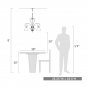Gaines 5 - Light Shaded Classic Chandelier