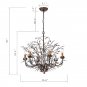 Timberlane 6-Light Candle Style Classic / Traditional Chandelier