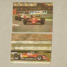 TWO RUSSIAN LANGUAGE FERRARI GRAND PRIX CALENDAR CARDS 1989