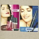 TWO AVON COSMETICS ADVERTISING UKRAINIAN LANGUAGE CALENDAR CARDS 2006