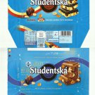 PAIR OF STUDENTSKA 180gr CHOCOLATE WRAPPERS FROM THE CZECH REPUBLIC