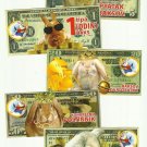 SET OF FIVE RUSSIAN LANGUAGE RABBIT UNITED STATES DOLLAR CALENDAR CARDS 2011