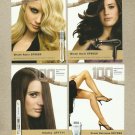 ROWENTA BEAUTY CARE SET OF FOUR RUSSIAN AND ENGLISH LANGUAGE CALENDAR CARDS 2010