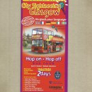 GLASGOW CITY SIGHTSEEING DOUBLE DECKER SCOTLAND BUS TIMETABLE SUMMER 2009